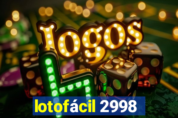 lotofácil 2998