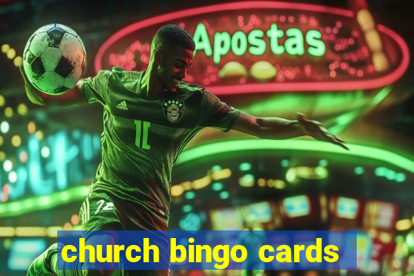 church bingo cards