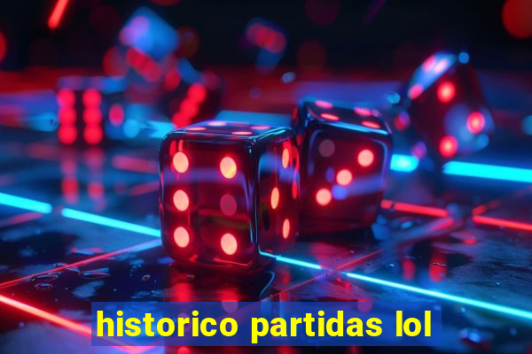 historico partidas lol