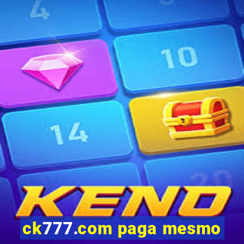 ck777.com paga mesmo