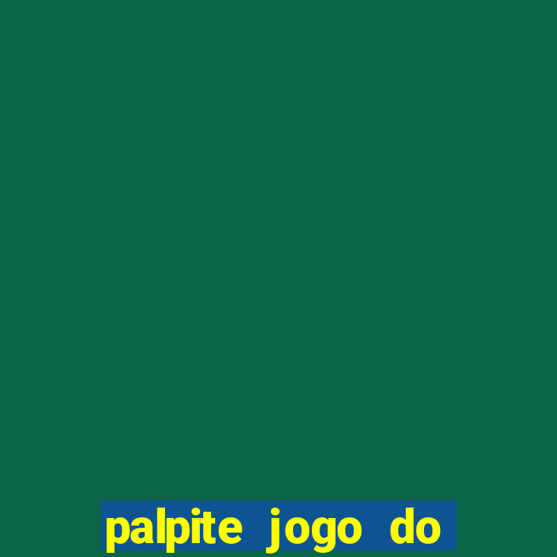 palpite jogo do sao paulo hoje