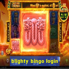 blighty bingo login