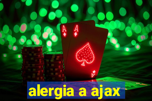 alergia a ajax