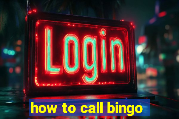 how to call bingo