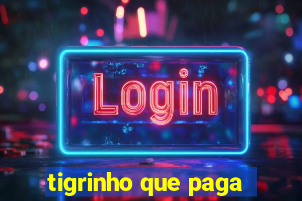 tigrinho que paga