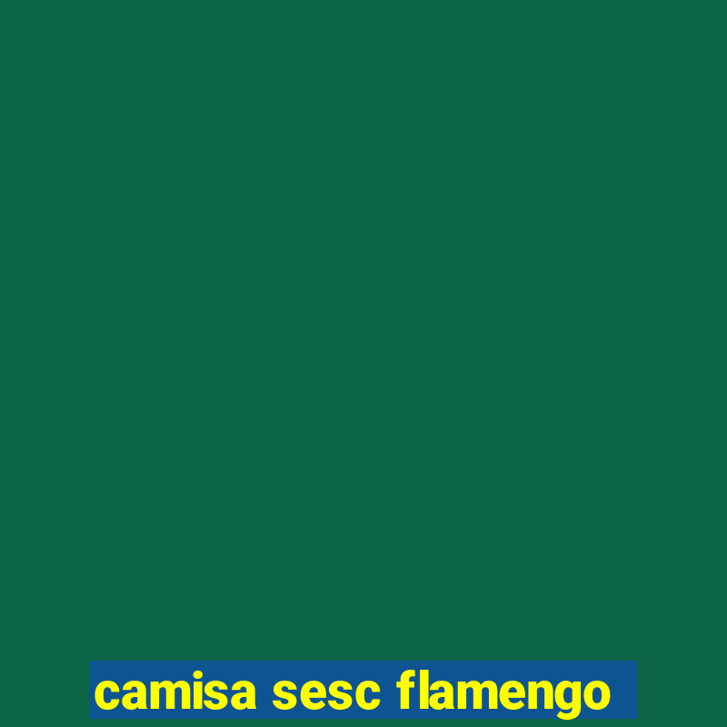 camisa sesc flamengo