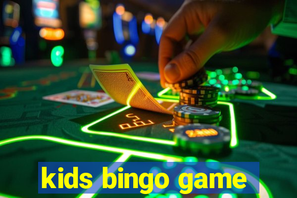 kids bingo game