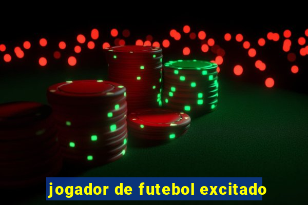 jogador de futebol excitado