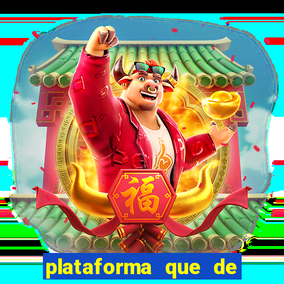 plataforma que de b么nus no cadastro