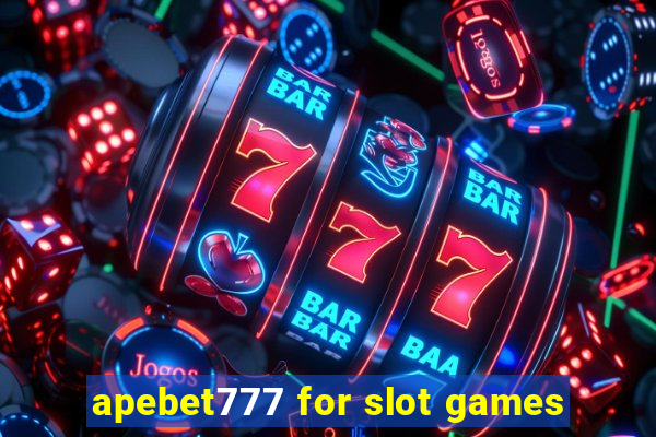 apebet777 for slot games