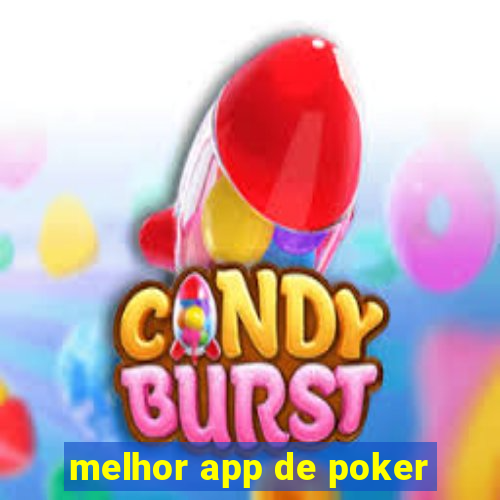 melhor app de poker