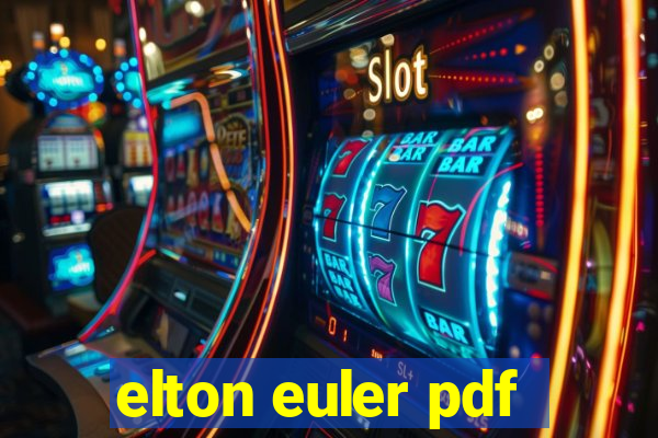 elton euler pdf