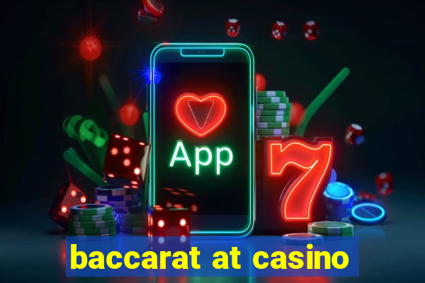 baccarat at casino