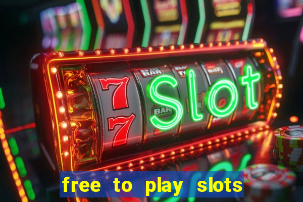 free to play slots no download