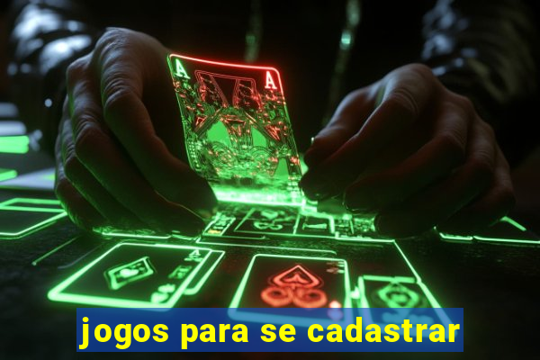 jogos para se cadastrar