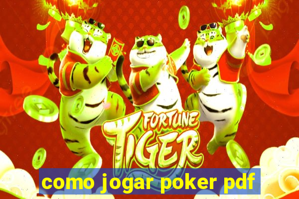 como jogar poker pdf