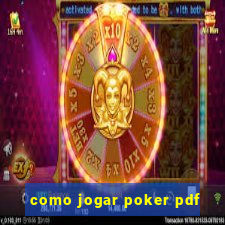 como jogar poker pdf