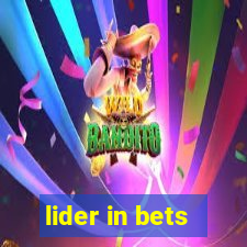 lider in bets