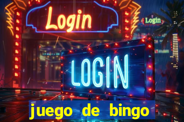 juego de bingo para ganar dinero