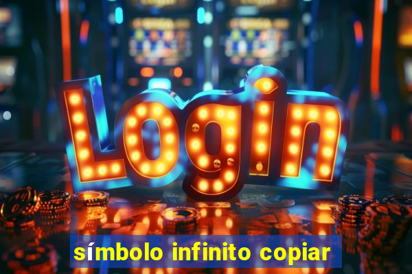 símbolo infinito copiar