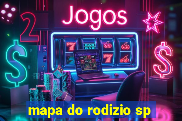 mapa do rodizio sp