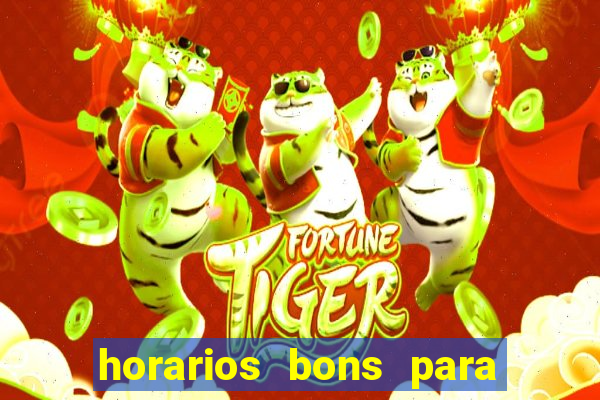 horarios bons para jogar fortune tiger