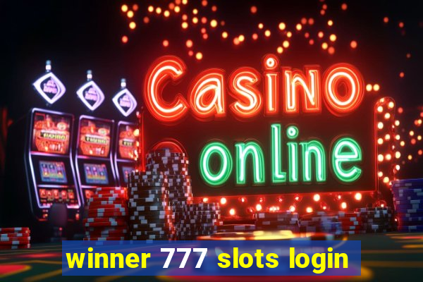 winner 777 slots login