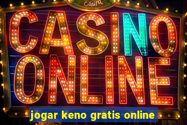 jogar keno gratis online