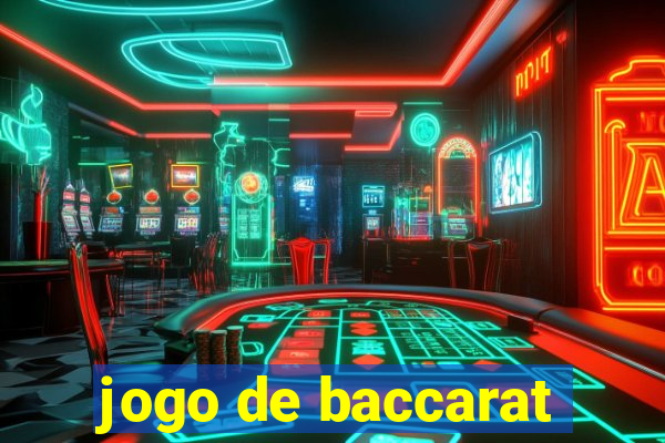 jogo de baccarat