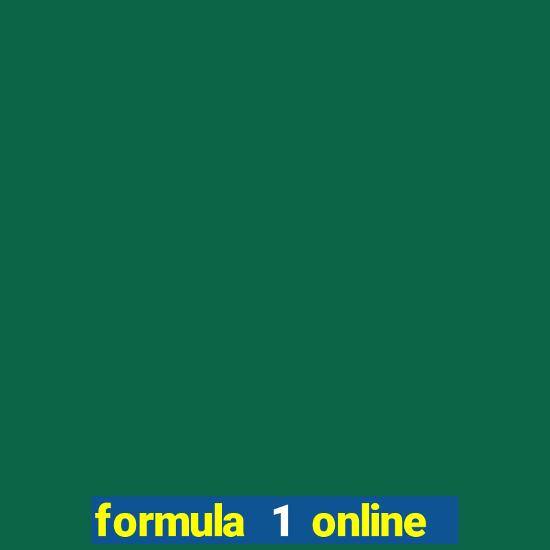 formula 1 online ao vivo