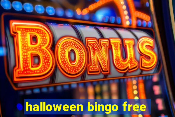 halloween bingo free