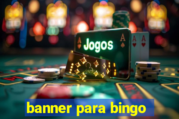 banner para bingo