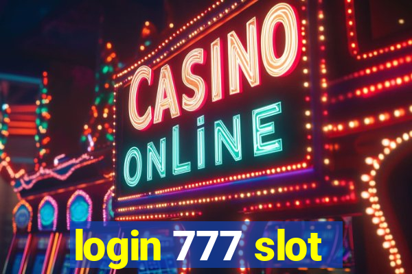 login 777 slot