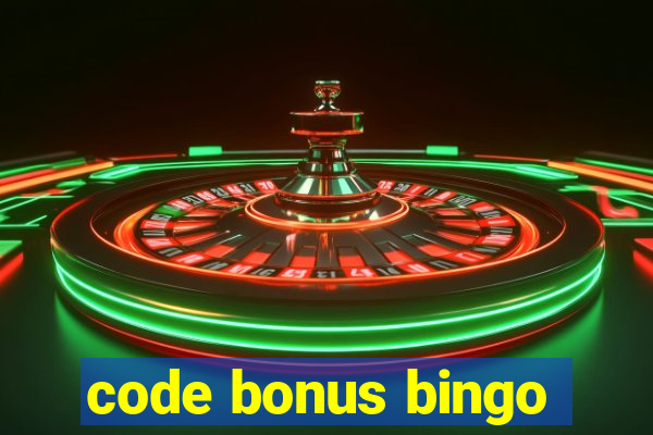 code bonus bingo