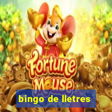 bingo de lletres