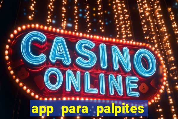 app para palpites de jogos