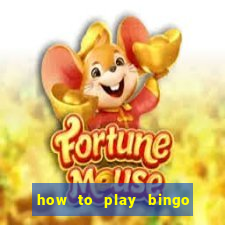 how to play bingo with playing cards