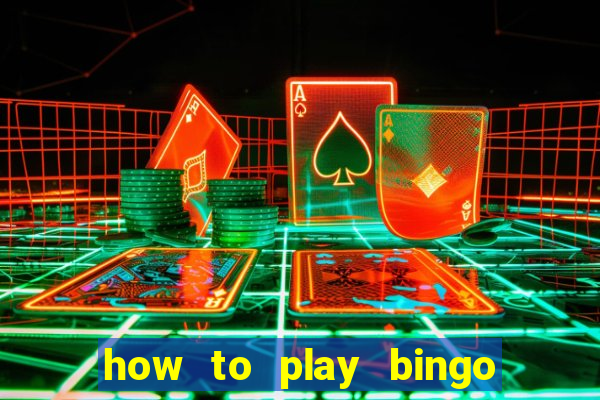 how to play bingo with playing cards