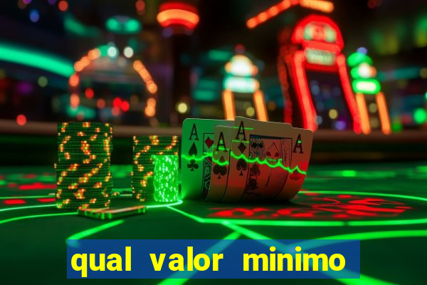 qual valor minimo para jogar no tigrinho