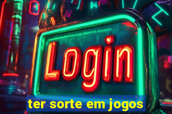 ter sorte em jogos