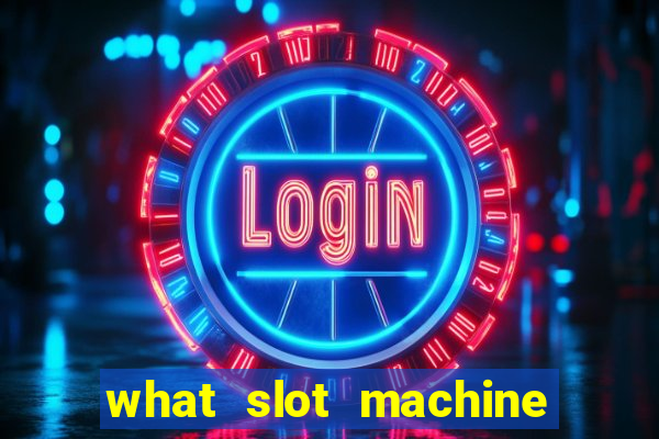 what slot machine has the best odds