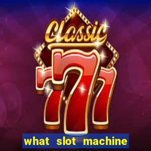 what slot machine has the best odds