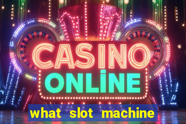 what slot machine has the best odds