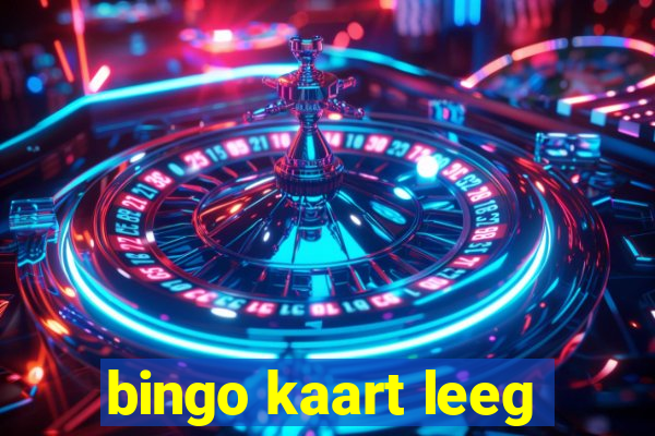 bingo kaart leeg