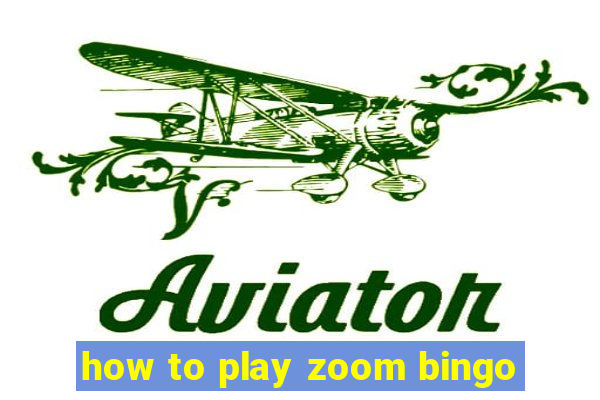 how to play zoom bingo