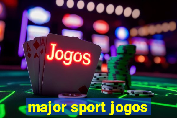 major sport jogos