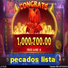 pecados lista