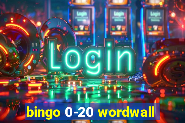 bingo 0-20 wordwall