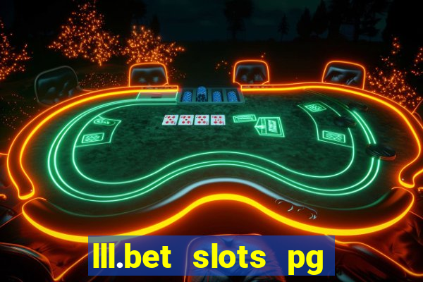 lll.bet slots pg online games