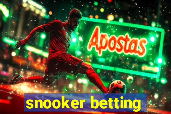 snooker betting